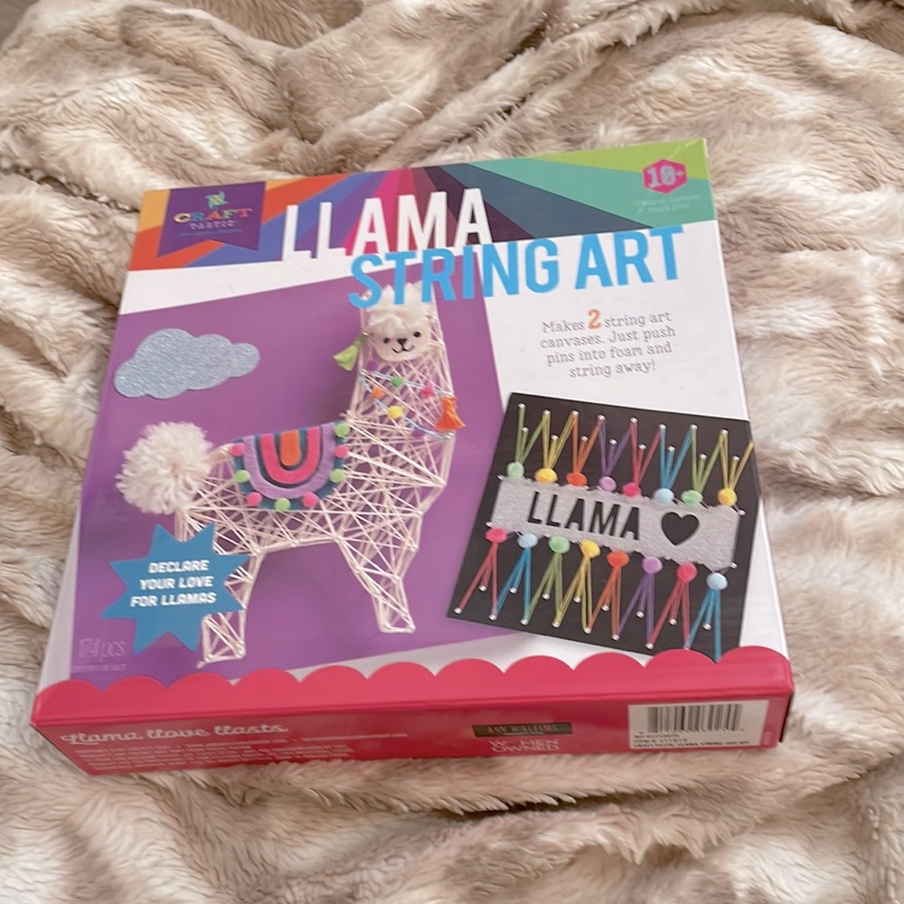 Llama String Art